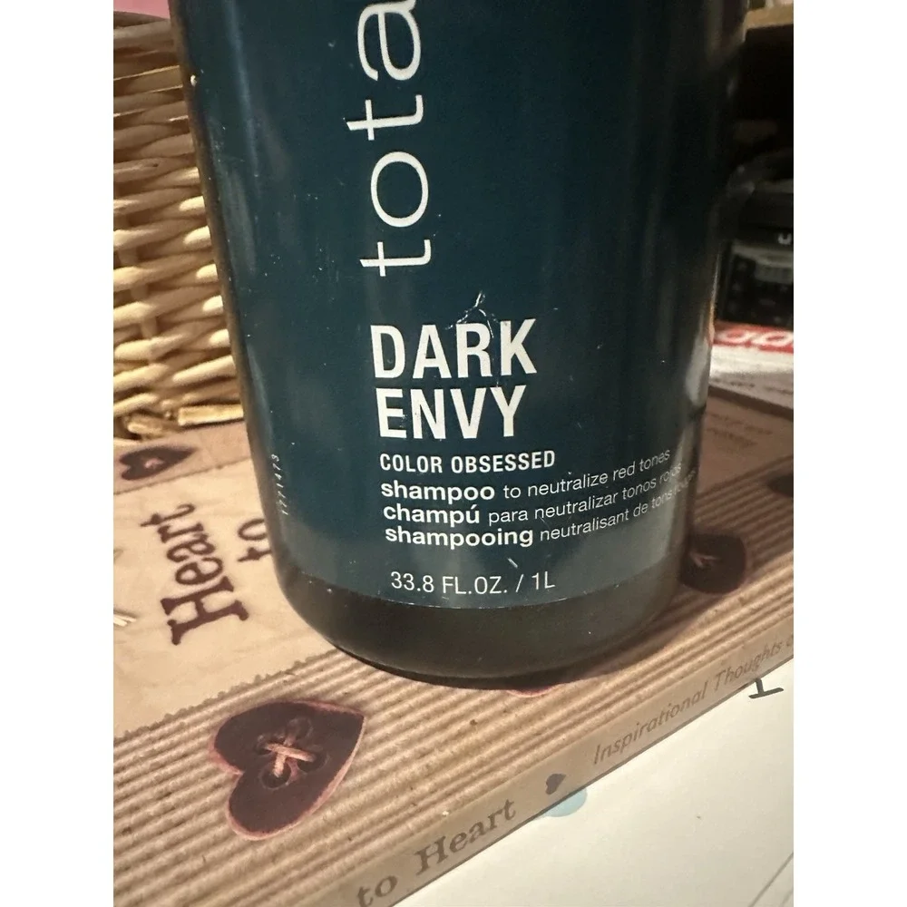 Matrix Total Results Dark Envy Color Obsessed Hair shampoo 33.8 oz Open Used